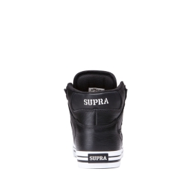 Mens Supra High Top Shoes VAIDER Black/White | AU-47499